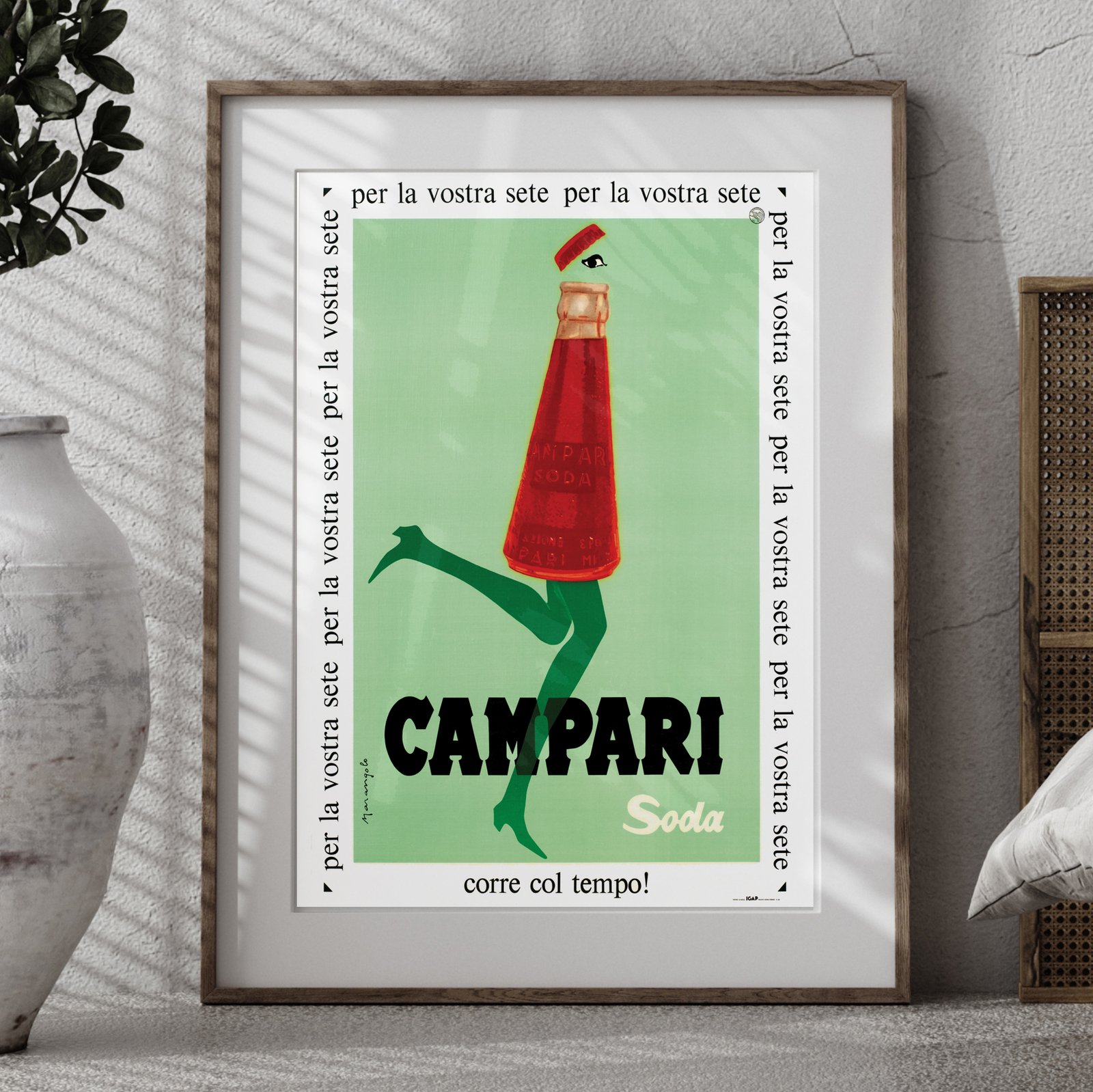 Campari Soda | Franz Marangolo | 1968 | Vintage Ads | Wall Art